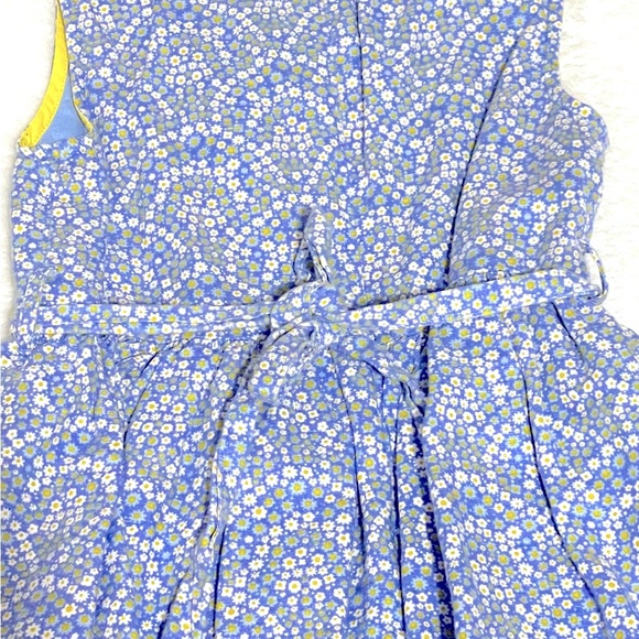 Mini Boden blue mini flower print sundress - Picture 2 of 4